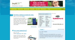 Desktop Screenshot of bryle.cz
